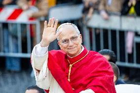 Pope Leo XIV's Traditional Homage To The Immaculate Conception - Rome