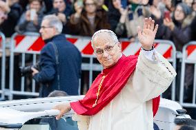 Pope Leo XIV's Traditional Homage To The Immaculate Conception - Rome