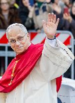 Pope Leo XIV's Traditional Homage To The Immaculate Conception - Rome