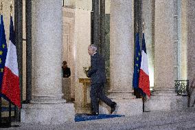 Official dinner with Croatia Prime Minister at the Elysee - Paris