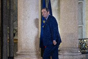 Official dinner with Croatia Prime Minister at the Elysee - Paris