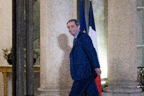 Official dinner with Croatia Prime Minister at the Elysee - Paris