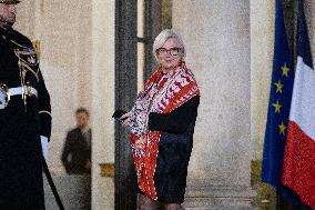 Official dinner with Croatia Prime Minister at the Elysee - Paris