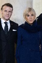 Official dinner with Croatia Prime Minister at the Elysee - Paris