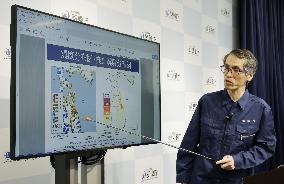 Aftermath of strong quake in northeastern Japan