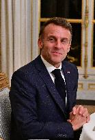 President Macron And PM Plenkovic Meeting - Paris