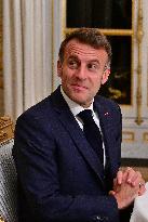 President Macron And PM Plenkovic Meeting - Paris