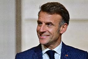 President Macron And PM Plenkovic Give A Press Conference - Paris