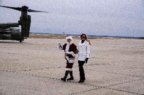 Melania Trump Participates in a Fundraiser for Toys for Tots