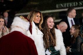 Melania Trump Participates in a Fundraiser for Toys for Tots