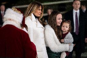 Melania Trump Participates in a Fundraiser for Toys for Tots