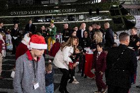 Melania Trump Participates in a Fundraiser for Toys for Tots