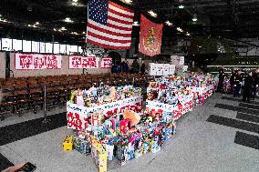 Melania Trump Participates in a Fundraiser for Toys for Tots