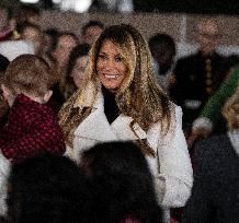 Melania Trump Participates in a Fundraiser for Toys for Tots