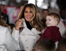 Melania Trump Participates in a Fundraiser for Toys for Tots