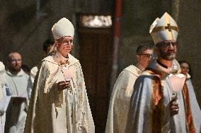 Religious Procession During Fete Des Lumieres 2025 - Lyon