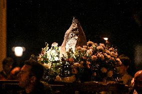 Religious Procession During Fete Des Lumieres 2025 - Lyon