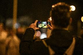 Religious Procession During Fete Des Lumieres 2025 - Lyon