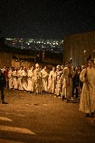 Religious Procession During Fete Des Lumieres 2025 - Lyon