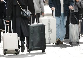 Inbound tourism, tourism, suitcase imagery