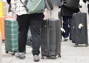 Inbound tourism, tourism, suitcase imagery