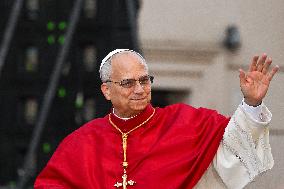 Pope Leo XIV's Traditional Homage To The Immaculate Conception - Rome