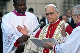 Pope Leo XIV's Traditional Homage To The Immaculate Conception - Rome