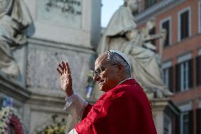 Pope Leo XIV's Traditional Homage To The Immaculate Conception - Rome