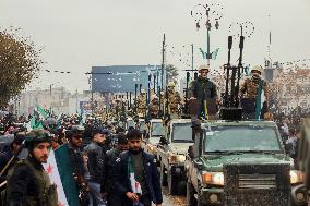 Military Parade in Idlib - Syria