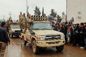 Military Parade in Idlib - Syria