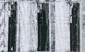 Ice Harvesting for The Ice City of Harbin - China