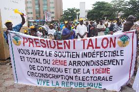Protest Against The Attempted Military Coup In Benin - Cotonou