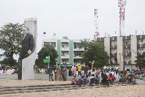 Protest Against The Attempted Military Coup In Benin - Cotonou