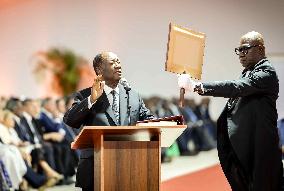 President Of Cote D'Ivoire Sworn-In - Abidjan