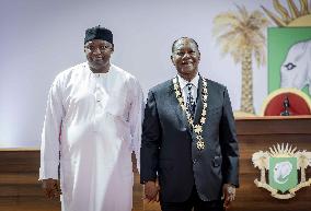 President Of Cote D'Ivoire Sworn-In - Abidjan