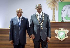 President Of Cote D'Ivoire Sworn-In - Abidjan