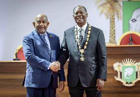 President Of Cote D'Ivoire Sworn-In - Abidjan