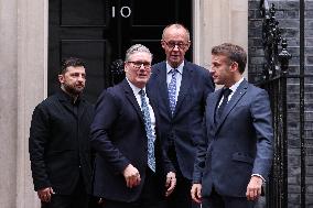 European Leaders at Downing Street - London