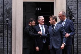 European Leaders at Downing Street - London