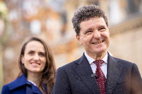 Inauguration of the Nicolae Titulescu walkway by Anne Hidalgo and the President of Romania - Paris AJ