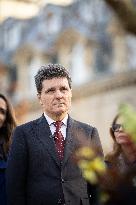 Inauguration of the Nicolae Titulescu walkway by Anne Hidalgo and the President of Romania - Paris AJ