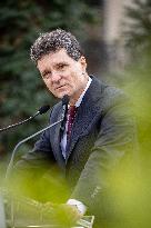 Inauguration of the Nicolae Titulescu walkway by Anne Hidalgo and the President of Romania - Paris AJ