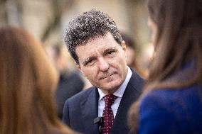 Inauguration of the Nicolae Titulescu walkway by Anne Hidalgo and the President of Romania - Paris AJ