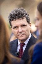 Inauguration of the Nicolae Titulescu walkway by Anne Hidalgo and the President of Romania - Paris AJ