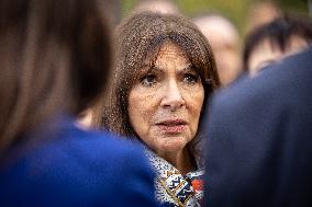 Inauguration of the Nicolae Titulescu walkway by Anne Hidalgo and the President of Romania - Paris AJ