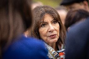 Inauguration of the Nicolae Titulescu walkway by Anne Hidalgo and the President of Romania - Paris AJ