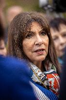 Inauguration of the Nicolae Titulescu walkway by Anne Hidalgo and the President of Romania - Paris AJ