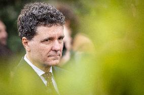 Inauguration of the Nicolae Titulescu walkway by Anne Hidalgo and the President of Romania - Paris AJ