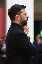 Giorgia Meloni Receives Volodymyr Zelenskyy - Rome