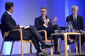 Norwegian Finance Minister, former NATO Secretary General Jens Stoltenberg visits Finland